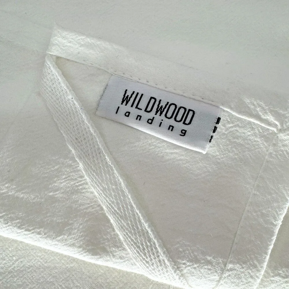 WildWood Landing Charleston SC Tea Towel White 'If I Go Missing, Follow My Kids'